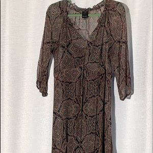 Ella Moss 100% silk dress light weight